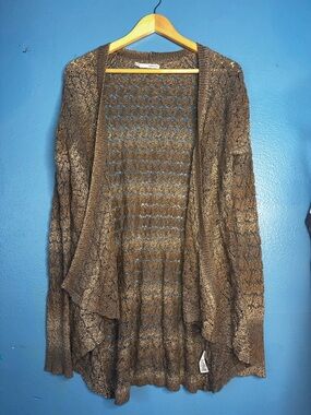 Open-Front Brown Women's Maurices Cardigan